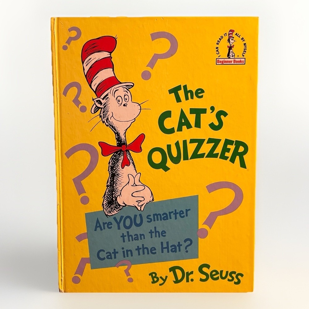 The Cat's Quizzer by Dr. Seuss - 1976 Original Hardcover - Rare/OOP | Banned